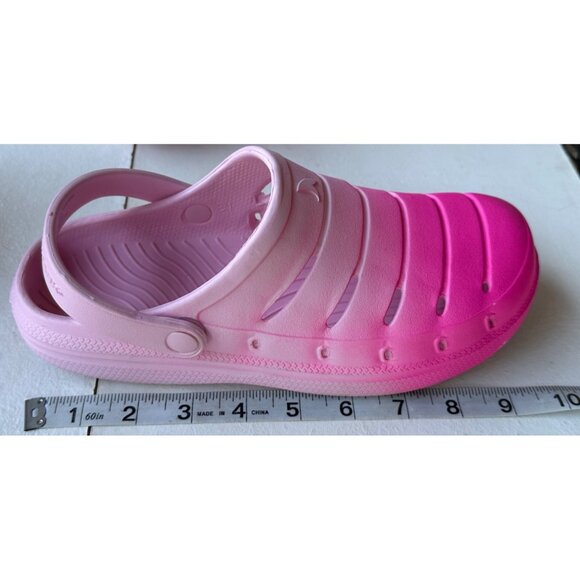 Rugged Shark Brand Pink Tie Dye Pattern Clog Shoes Adult Unisex Size 4/6 (READ) - Picture 11 of 16